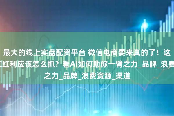 最大的线上实盘配资平台 微信电商要来真的了！这波私域DTC红利应该怎么抓？看AI如何助你一臂之力_品牌_浪费资源_渠道